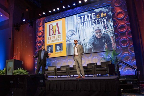 Brewers Association Director Paul Gatza (left) and Chief Economist Bart Watson (right) provide the State of the Industry.